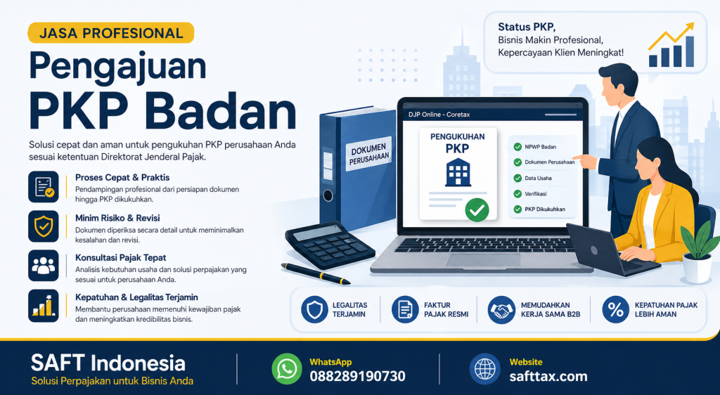 Pengajuan PKP Badan SAFT Indonesia
