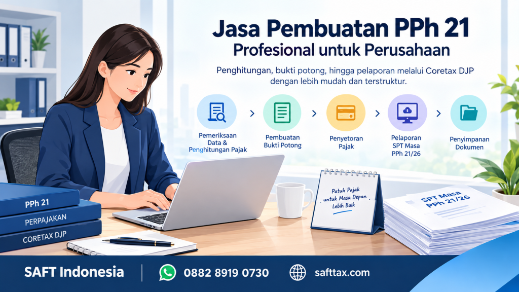 Jasa Pembuatan PPh 21 untuk Administrasi Pajak yang Tertib